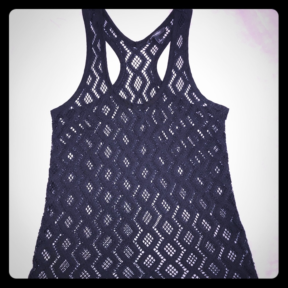Banana Republic Crochet Racer Back Tank